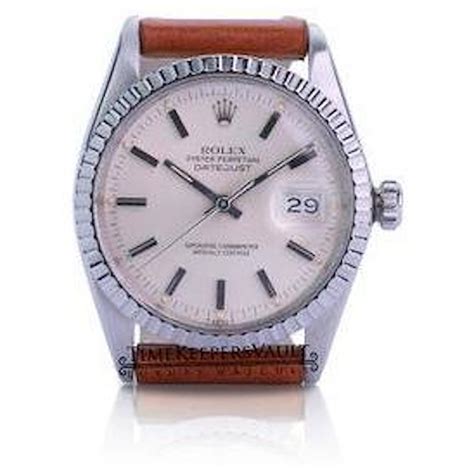 rolex oysterdate cinturino pelle usato|pre owned rolex oysterdate.